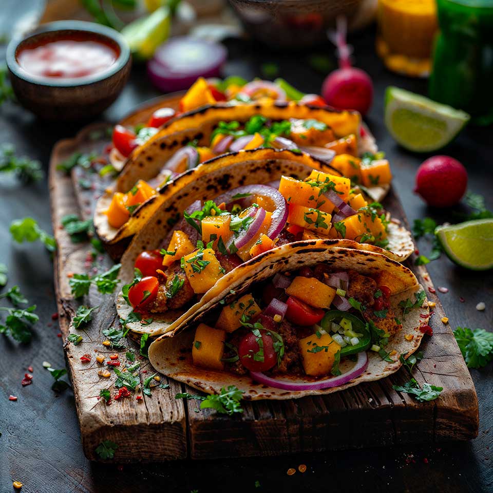 Mango and Avocado Tacos - Maison Marmite